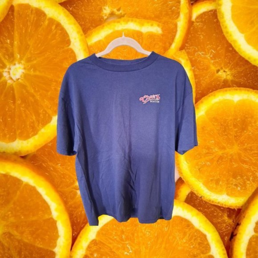 DELTA Pro Weight‎ Cheers Boston Embroidered Tee- Shirt Size Large
